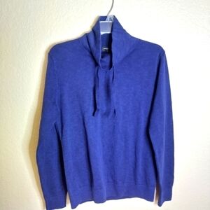 NWT banana Republic chase garment preppy navy sweater SZ S